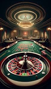 Meja poker dealer langsung menampilkan kartu-kartu yang dibagikan dan interface taruhan pemain